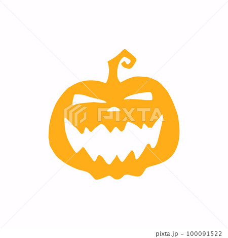 Illustration of simple halloween design orange pumpkin ghost, can use for banner,wallpaper,card and etc. Illustration of simple halloween design orange pumpkin ghost, can use for banner,wallpaper,card and etc. 100091522