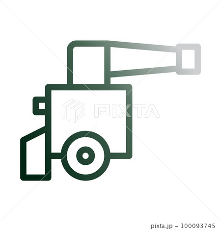 military icon green white style illustration vector army element and symbol perfect. 100093745