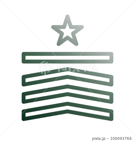 military icon green white style illustration vector army element and symbol perfect. 100093768