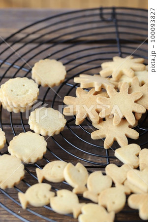 色んな形の米粉の型抜きクッキー グルテンフリーのお菓子 色んな形の米粉の型抜きクッキー グルテンフリーのお菓子 100093827