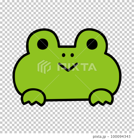 cute frog popping out 100094343