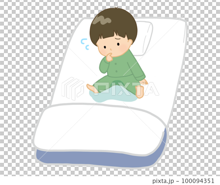 おねしょした男の子 おねしょした男の子 100094351
