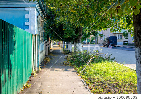 Old streets of Borovsk in the beginning of autumn, Russia Old streets of Borovsk in the beginning of autumn, Russia 100096509