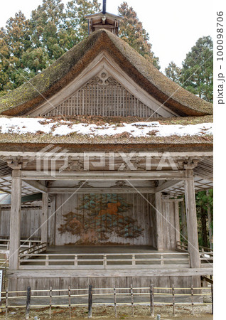 中尊寺鎮守白山神社 能楽殿 岩手県 中尊寺鎮守白山神社 能楽殿 岩手県 100098706
