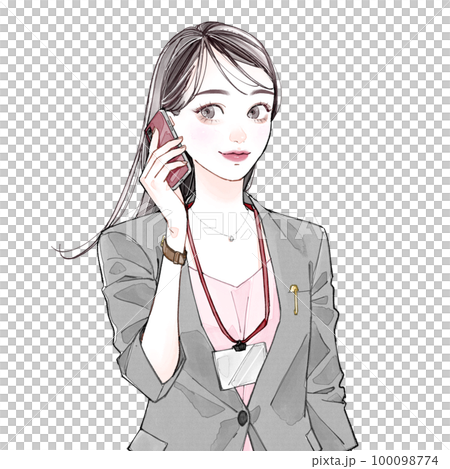 Woman in suit② 100098774