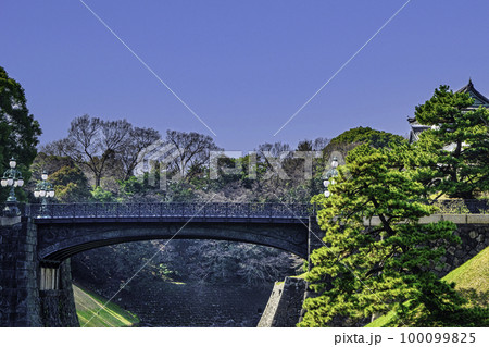 皇居 鉄橋 皇居 鉄橋 100099825