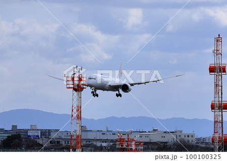 大阪伊丹空港離着陸 大阪伊丹空港離着陸 100100325