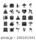 Wedding icon set. Marriage, romantic, couple, symbol vector illustrationWedding icon set. Marriage, romantic, couple, symbol vector illustration 100101341