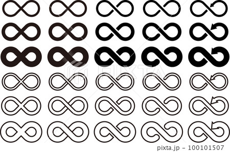 無限大マークのセット 100101507