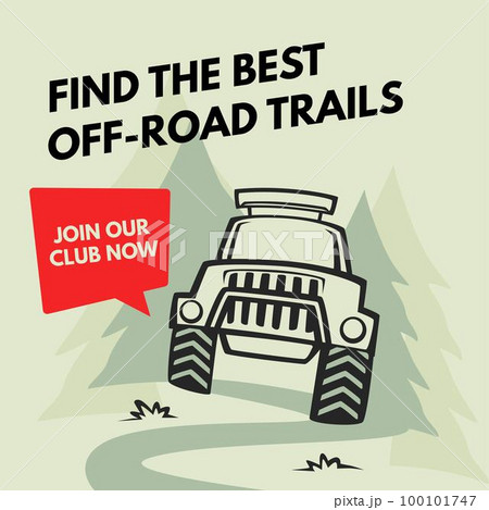 Find best off road trail, join our club now banner 100101747