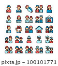Family icons set 100101771