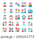 Family icons set 100101773