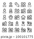 Family icons set 100101775
