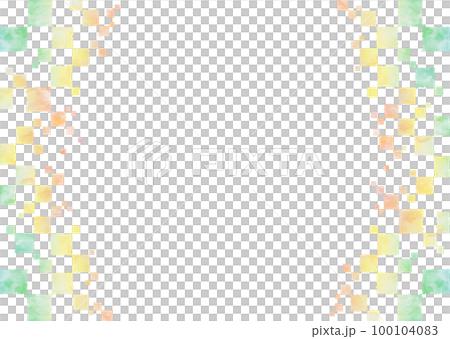 背景素材 水彩 水彩觸感 黃色系列 100104083