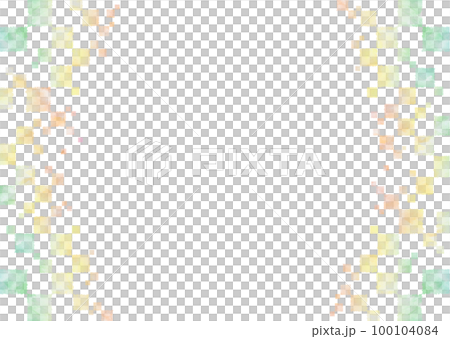 背景素材 水彩 水彩タッチ イエロー系 100104084