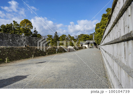 二条城　東橋から鳴子門を望む 100104739