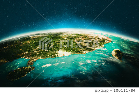 Planet Earth - China. Elements of this image furnished by NASA 100111784