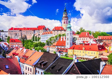 Cesky Krumlov, Czech Republic - Charming small city in Bohemia. Cesky Krumlov, Czech Republic - Charming small city in Bohemia. 100112560