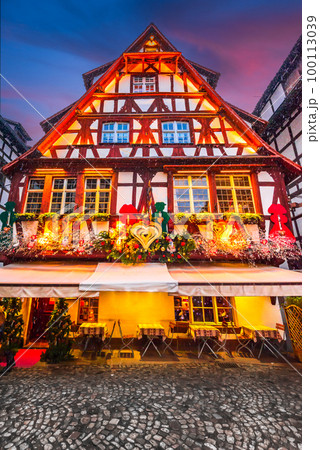 Strasbourg, France - Christmas Market in Alsace 100113039