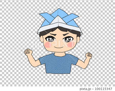 戴頭盔的男孩 100115347