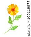 花の水彩イラスト 100119977