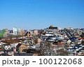 米町展望台からの街並みと坂 北海道釧路市 100122068