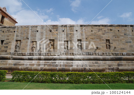 インド 世界遺産 大チョーラ朝寺院群 ガンガイコンダチョーラプラムのブリハディーシュワラ寺院 インド 世界遺産 大チョーラ朝寺院群 ガンガイコンダチョーラプラムのブリハディーシュワラ寺院 100124144