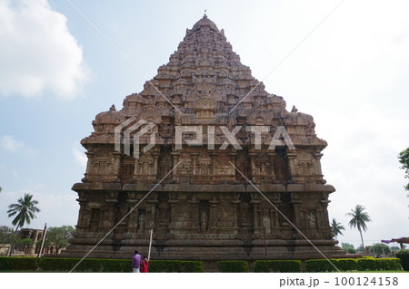 インド 世界遺産 大チョーラ朝寺院群 ガンガイコンダチョーラプラムのブリハディーシュワラ寺院 インド 世界遺産 大チョーラ朝寺院群 ガンガイコンダチョーラプラムのブリハディーシュワラ寺院 100124158