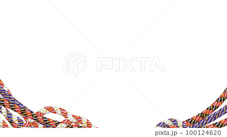 ねじり鉢巻きのフレーム_16:9 100124620