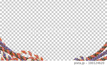 ねじり鉢巻きのフレーム_16:9 100124620