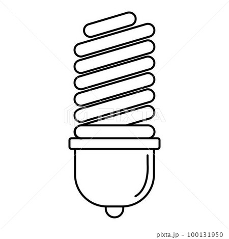 Light bulb icon. Outline illustration of light bulb vector icon for web design isolated on white background 100131950