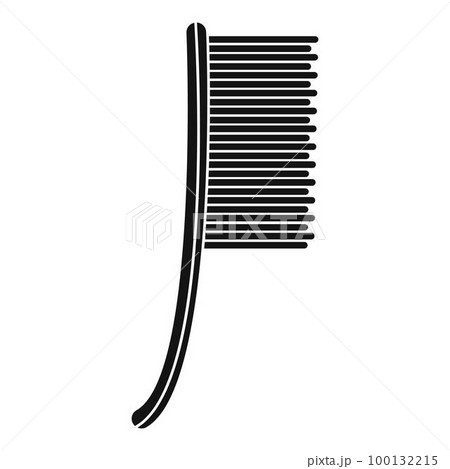 Metal brush icon. Simple illustration of metal brush vector icon for web design isolated on white background Metal brush icon. Simple illustration of metal brush vector icon for web design isolated on white background 100132215