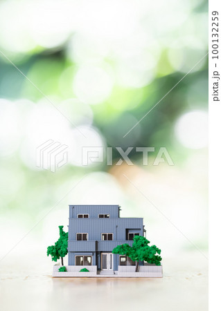 不動産、家、住宅ローン、ミニチュア、ぶつ撮り、住宅、ブツ撮り、模型、住居、一軒家、新緑 不動産、家、住宅ローン、ミニチュア、ぶつ撮り、住宅、ブツ撮り、模型、住居、一軒家、新緑 100132259