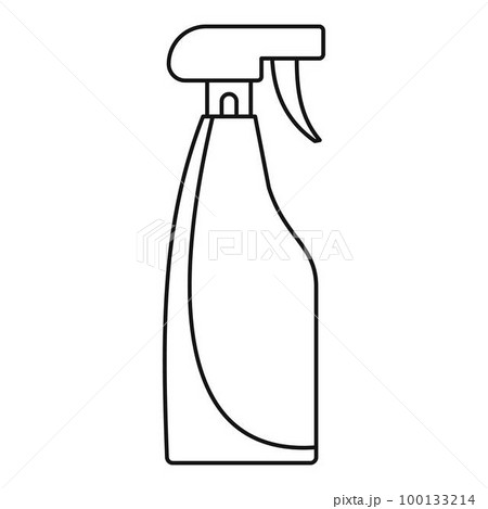 Cleaning spray icon. Outline illustration of cleaning spray vector icon for web design isolated on white background 100133214