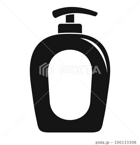 Soap gel dispenser icon. Simple illustration of soap gel dispenser vector icon for web design isolated on white background 100133306