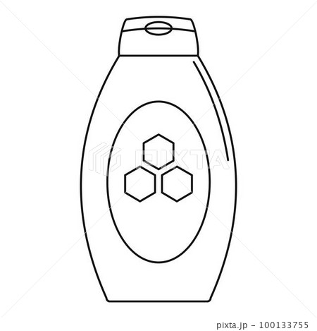 Propolis tube icon. Outline illustration of propolis tube vector icon for web design isolated on white background 100133755