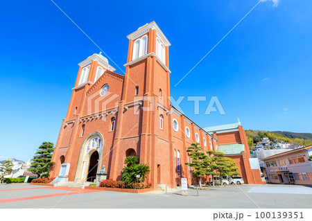 冬の浦上天主堂 長崎県長崎市 冬の浦上天主堂 長崎県長崎市 100139351