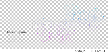 geometry abstract hexagon science background transparent 100142461