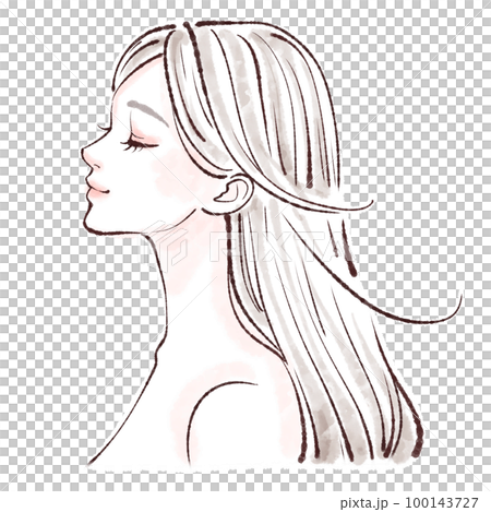 女性插畫素材 女性插畫素材 100143727