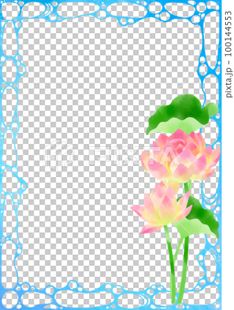 水印荷花裝飾材料 水印荷花裝飾材料 100144553