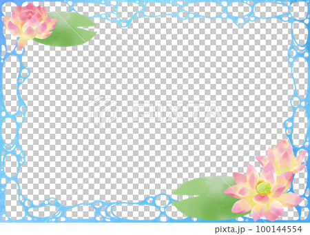 水印睡蓮裝飾材料 100144554