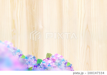 紫陽花の背景素材 バックイメージ 紫陽花の背景素材 バックイメージ 100147334