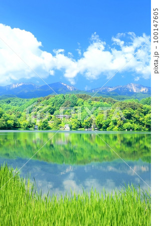 夏の松原湖 100147605