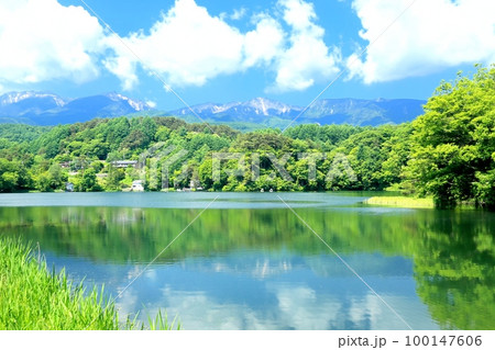 夏の松原湖 100147606
