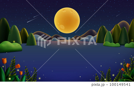 3D wilderness background 3D wilderness background 100149541