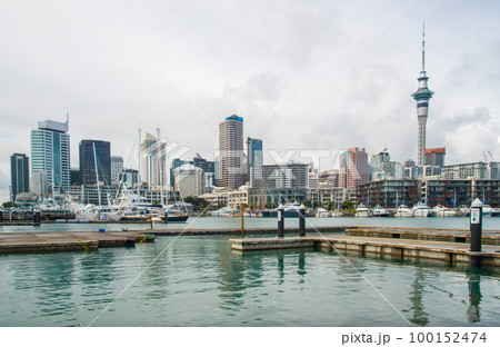 Scenery view of Viaduct Harbour in the central of Auckland, New Zealand. Scenery view of Viaduct Harbour in the central of Auckland, New Zealand. 100152474