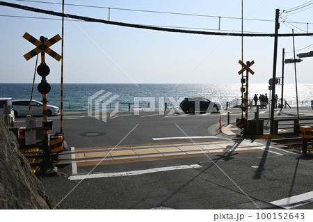 スラムダンクの踏切の景色 100152643