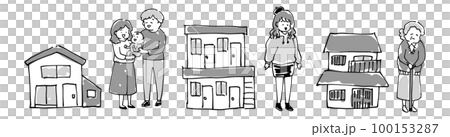 住在鎮上的各種居民 住在鎮上的各種居民 100153287