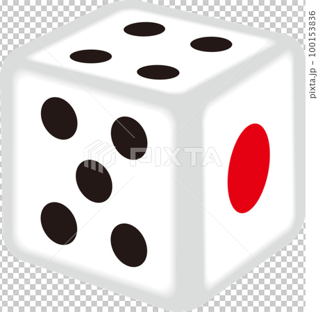 サイコロ 4の目イラスト サイコロ 4の目イラスト 100153836