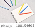 カラーペンとスケッチブック 100154605